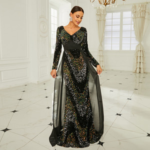 knee length dresses for ladies Crystal Gown – Alamour The Label main image 0