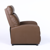 Fauteuil inclinable moderne en cuir PU avec fonction de relaxation, fauteuil d'appoint extensible, salon, cuir synthétique