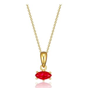 2024 superventas delicados collares con Colgante de Piedra natal multicolor Mariquesa CZ joyería para cumpleaños DIY collar regalo - Product Image 1
