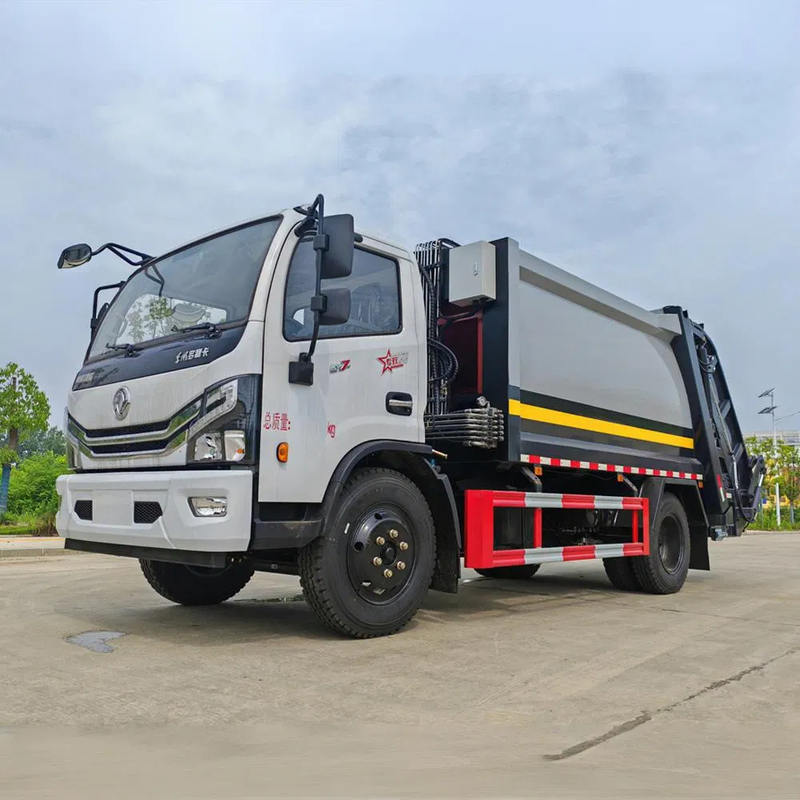 High Capacity 10cbm Construction Manual Compressed