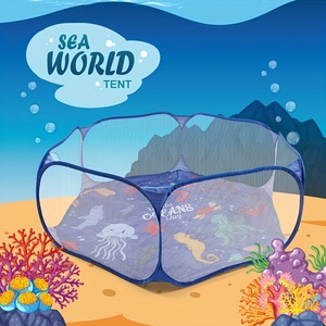 Carpa Plegable al por Mayor, Castillo Infantil Azul, <span class=keywords><strong>Piscina</strong></span> de Bolas, <span class=keywords><strong>Piscina</strong></span> de Bolas Oceánicas <span class=keywords><strong>para</strong></span> Niños, Túnel Plegable, Casa de Juegos <span class=keywords><strong>para</strong></span> Niños - Product Image 5