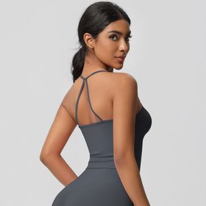 Nueva llegada de las mujeres de alta calidad de nylon Super suave comodidad Slim Fit gimnasio correr Yoga activo camisetas sin mangas - Product Image 4