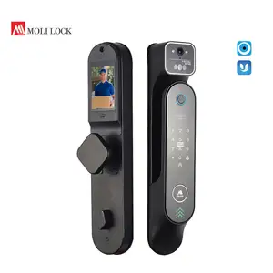 Wifi App Smart Door Lock Biometric Fingerprint Handlekey Zone Digital Door Lock For Home Apartment