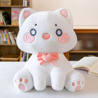 Peluche Lapin Princesse à Grande Tête Adorable, en Position Assise, Forme de Cœur, Super Douce, Apaisante et Anti-Stress