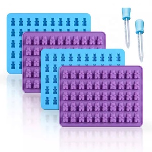 Moldes de dulce de azúcar, resistentes a altas temperaturas, moldes de silicona de grado alimenticio, utensilios para hornear rosquillas de amor de dibujos animados <span class=keywords><strong>caseros</strong></span> - Product Image 3