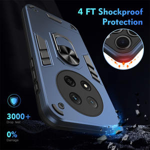 เคสโทรศัพท์มือถือขายส่งสำหรับ Huawei <span class=keywords><strong>Honor</strong></span> X9C X9B 9A 9 Lite Magic 8 Pro พร้อมขาตั้งแบบวงแหวน ดีไซน์บางเฉียบ ป้องกันกล้องอย่างดี - Product Image 6