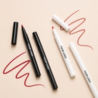 Crayon liquide à pointe feutre pour les lèvres, marqueur de contour précis, teinte à lèvres longue tenue, sans transfert, sans cruauté animale