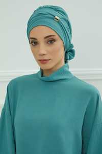 MOTIVE FORCE Nouveaux vêtements islamiques couleur personnalisée à la mode Abaya Hijab instantané qualité musulmane femmes Turban musulman chapeau <span class=keywords><strong>Bonnet</strong></span> - Product Image 2