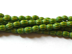 Perles de rocaille Chevron 8 mm, forme ovale/ronde, verre soufflé, rouge, couleur personnalisée, pour la fabrication de bijoux, en vrac, boîte, marque FE - Product Image 4