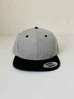 Topi Snapback Bordir 3D Bahan Katun Akrilik Wol Sporty Outdoor Model Terbaru Grosir atau Custom