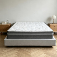 Matelas hybride à ressorts ensachés en mousse à mémoire de forme, orthopédique, rafraîchissant, soulageant la pression, taille Queen et King, respirant, emballé sous vide, mobilier de maison