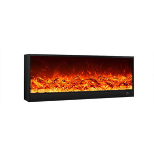 Chimenea Eléctrica Empotrada <span class=keywords><strong>de</strong></span> <span class=keywords><strong>Pared</strong></span> Grande, Chimenea Eléctrica Inteligente con Control por Aplicación y Múltiples Llamas para Hogar y Hotel - Product Image 2