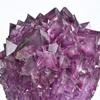Pierre de cristal améthyste, grappe d'ananas en alun ornementale, minéral naturel pour la décoration intérieure du salon, style moderne