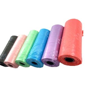 Sacs à déjections canines biodégradables écologiques personnalisés, sacs à déchets durables arc-en-ciel pour animaux de compagnie, chats, animaux, fabriqués en plastique PE, HDPE, EPI - Product Image 3
