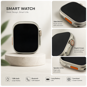 smart watch combo set smart watch with <b>mini</b> fan and Earbuds 4 Straps AMOLED Screen Fitness <b>Tracker</b> - Product Image 5