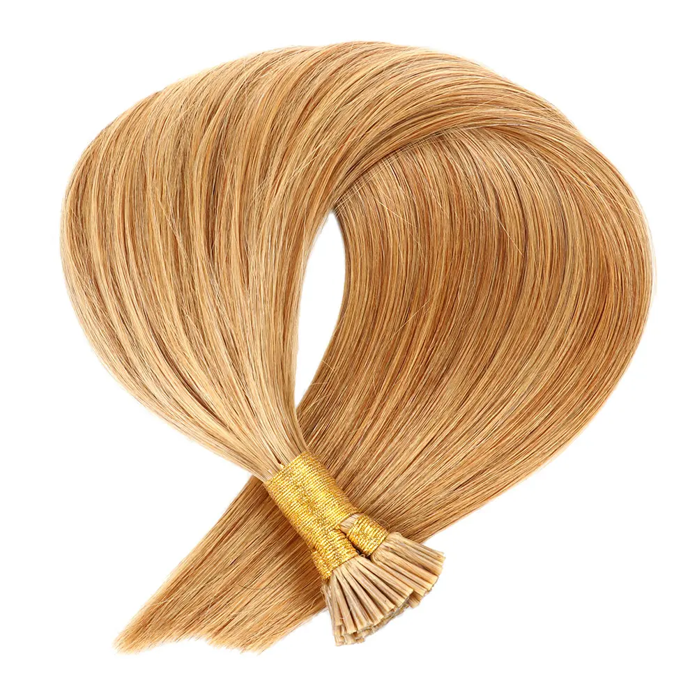 Wholesale Russian Pre Bonded Human Hair Raw Double Drawn Remy U Tip Flat Tip i Tip Human Hair Extensions