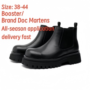 Giày bốt công sở đế dày mùa đông dành cho nam Giày da nam thông thường đến mắt cá chân Giày công sở trang trọng Giày thời trang nam Cowboy Chelsea Boots Nam - Product Image 2