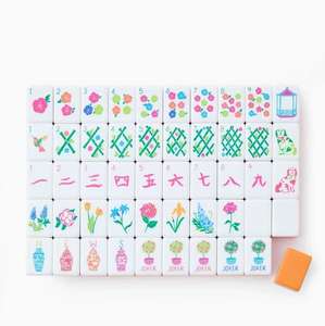 Entrega Rápida, Fichas de Mahjong Americanas Minimalistas Hechas a Mano, Juego de Mahjong Acrílico para Viajes, Vacaciones y Fiestas - Product Image 3