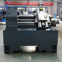 Tour CNC à banc incliné horizontal TCK6340, haute précision, pour tournage de métaux, système FANUC, moteur, directement de l'usine