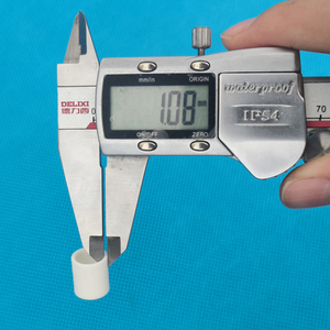 Crucible en céramique cylindrique en alumine Yunnuo avec couvercle <span class=keywords><strong>beige</strong></span>, pot de fusion en céramique de haute pureté pour laboratoire - Product Image 2