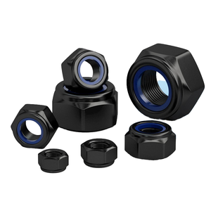 Thép không gỉ Nylon tự khóa Nut đen chống trượt hình lục giác vít cap <span class=keywords><strong>M6</strong></span> M12 M14 M16 M20 m24zinc mạ chống losening - Product Image 6