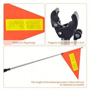 ธงกอล์ฟแบบยืดหดได้ รุ่นเฟิร์สคลาส 2024 ราคาสุดคุ้ม พร้อมอุปกรณ์สะท้อนแสง สีส้ม ธงความปลอดภัย ปรับความสูงได้ - Product Image 3