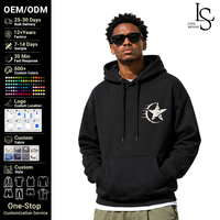 Sudadera con Capucha de Algodón Grueso para Hombre, Silueta Holgada, Corte Relajado, Tejido Grueso, Ropa con Capucha, Suministro OEM