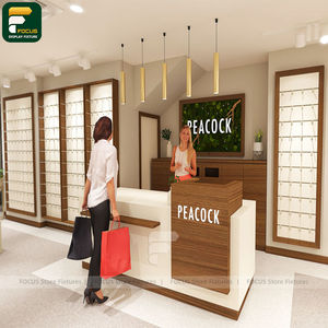 Étagère de présentation de vêtements haut de gamme, comptoir de vêtements, armoire à vêtements, meuble en verre - Product Image 2