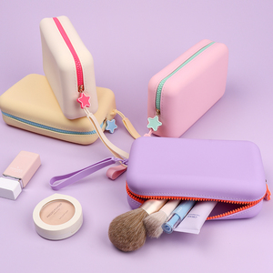 <span class=keywords><strong>Borsa</strong></span> per il Trucco in Silicone Personalizzabile con Logo, Impermeabile con Cerniera, per Articoli <span class=keywords><strong>da</strong></span> Toeletta, Borsetta <span class=keywords><strong>da</strong></span> Viaggio per Donne - Product Image 4