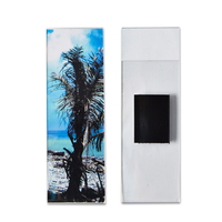 Bingkai Foto Magnetik 2*6 inci untuk Dekorasi Rumah, Stiker Kulkas