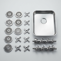 Ensemble complet d'accessoires pour hachoir à viande en acier inoxydable pour batteurs sur socle, compatible lave-vaisselle, solution tout-en-un SUS304/420