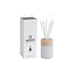 Boîte d'emballage personnalisée pour diffuseur de roseau avec matériaux recyclés Conception de dossiers de stratification mats Boîte cadeau OEM/ODM - Product Image 2