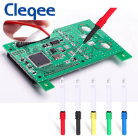 Kit de sondes arrière Cleqee 44 pièces, kit de fils de test avec fiches banane vers pinces crocodiles en cuivre, ensemble de sondes de perforation de fils avec pinces crocodiles