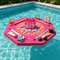 Tapis de jeu de mahjong flottant moderne de luxe - Imperméable et antidérapant, pliable et portable, respectueux de l'environnement, pour les soirées poker à domicile
