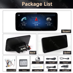Cadre d'intégration autoradio pour TOYOTA PRADO 2014-2017, panneau stéréo 12,3 pouces, faisceau de câblage, câble d'alimentation, Canbus - Product Image 4