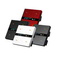 Tuya Zigbee Smart Lighting 4 Gang PIR Sensor de movimiento Interruptor Tiempo Visualización Escena Automatización Multi-Control Asociación Max 10