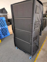 Sistema de sonido alimentado por audio profesional dual de 10 pulgadas Altavoces de matriz de línea activa para escenario