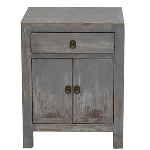 Meuble en bois massif, bois antique, design classique, porte en treillis, armoire <span class=keywords><strong>vintage</strong></span> - Product Image 4