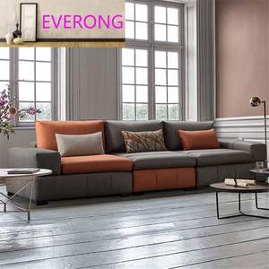 Juego <span class=keywords><strong>de</strong></span> Sofás <span class=keywords><strong>de</strong></span> Cuero <span class=keywords><strong>de</strong></span> Alta Calidad, Estilo Nórdico 2023, <span class=keywords><strong>de</strong></span> Tres Plazas, para Sala <span class=keywords><strong>de</strong></span> Estar, Muebles para el Hogar, Sofá <span class=keywords><strong>de</strong></span> Lujo <span class=keywords><strong>de</strong></span> 3 Plazas - Product Image 2