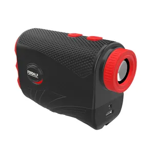 Télescope de télémètre laser de golf extérieur rechargeable de 1000 mètres avec verrouillage de mât et fonction magnétique