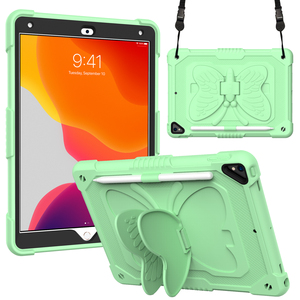 Chân đế BƯỚM CÁNH nhiệm vụ nặng nề chủ bút chì Rugged silicon thăng hoa Tablet bìa cho Ipad 10.2 inch 2019 2020 air3 - Product Image 3