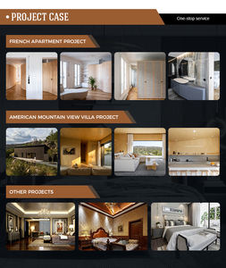 Marco de cama con orejas de <span class=keywords><strong>elefante</strong></span> de madera maciza de estilo minimalista, conjunto de muebles de dormitorio de tela mate de cuero, juego de cama de dormitorio Baxter personalizado - Product Image 5