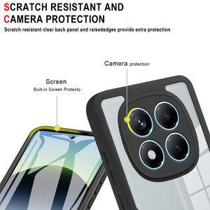 360 °   Coque de téléphone transparente antichoc pour <span class=keywords><strong>Xiaomi</strong></span> POCO X8 X7 <span class=keywords><strong>Mi</strong></span> 17T 15 Redmi <span class=keywords><strong>Note</strong></span> 15 Pro Plus <span class=keywords><strong>Note</strong></span> 14 A7 15A 5G - Product Image 5
