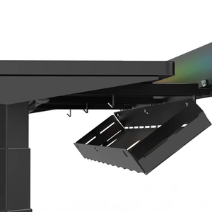 Bureau assis-debout électrique avec double moteur et contrôleur de mémoire, structure en acier durable, table d'ordinateur pour la maison, le bureau et la chambre - Product Image 4