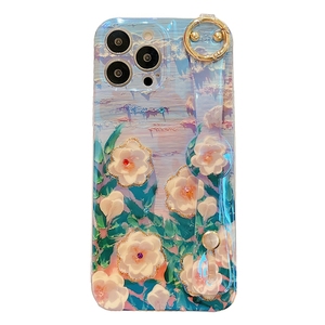 Hermosa <span class=keywords><strong>funda</strong></span> de teléfono móvil para iPhone 112/13/14/15 Promax, para <span class=keywords><strong>Galaxy</strong></span> <span class=keywords><strong>M33</strong></span> 5G Wristband Tpu Gel case - Product Image 1