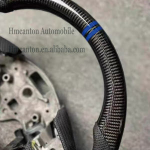 Popular Products Modification Carbon Fiber Perforated Leather Grip Steering <b>Wheel</b> Fit for Cadillac Ct4 Ct5 Auto Steering <b>Wheel</b> - Product Image 3