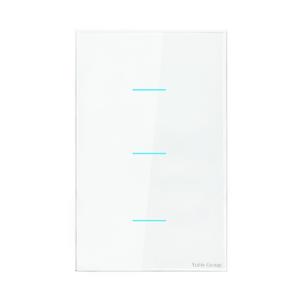 Interrupteur mural tactile 3 gangs YuHe Group 16A 230V, design minimaliste, matériau PC, IP20, compatible Wi-Fi pour application - Product Image 1