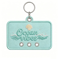Porte-clés personnalisé en tissu pour avion, avec logo double face tissé, style Jet Tag – Vente chaude