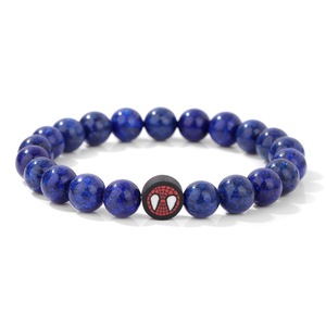 Unisex alla moda di cristallo curativo per bracciale con ciondolo ragno <span class=keywords><strong>uomo</strong></span> ciondolo in ceramica naturale perline di pietra naturale a forma di palla regalo - Product Image 3