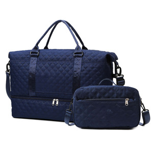 Bolsa de Viaje 2 en 1 de Gran Capacidad con Separación para Ropa Húmeda y Seca, Impermeable, con Bolsa Pequeña para Lavado de Manos, OEM/ODM, con Descuento - Product Image 1
